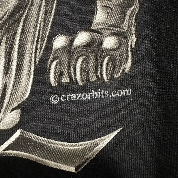 Men’s Sz: Large Semper Fi USMC Chrome Bulldog Graphic Black Short Sleeve Tee. - Picture 9 of 9